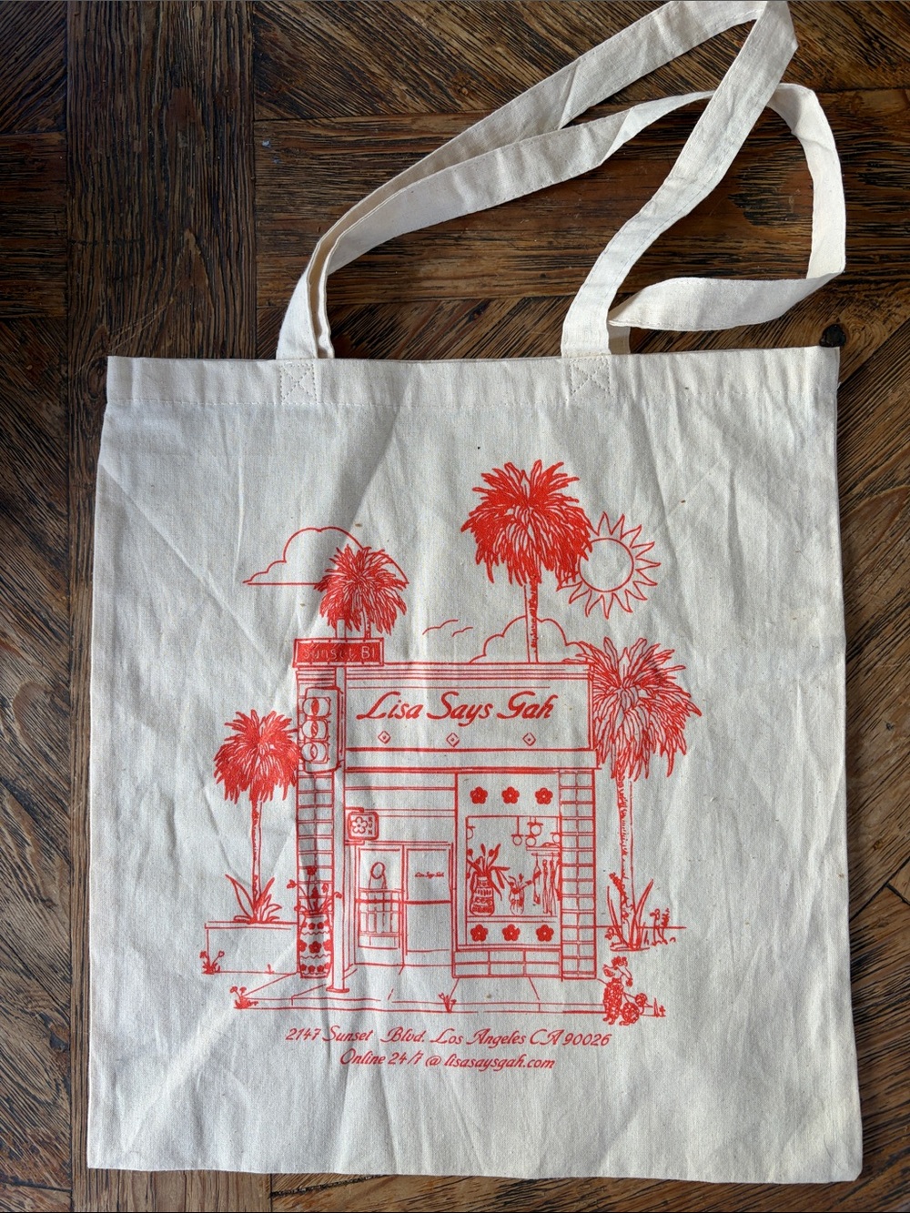 Lisa Says Gah Cotton Tote Bag New